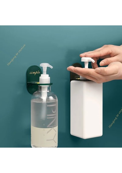 Koyu Yeşil Tarzı Abs Depolama Rafı Duş Odası Şampuanı El Sabunu Vücut Yıkama Organizatör Mutfak Deterjanı Kanca Tutucu Banyo Aksesuarları (Yurt Dışından) indirimleri