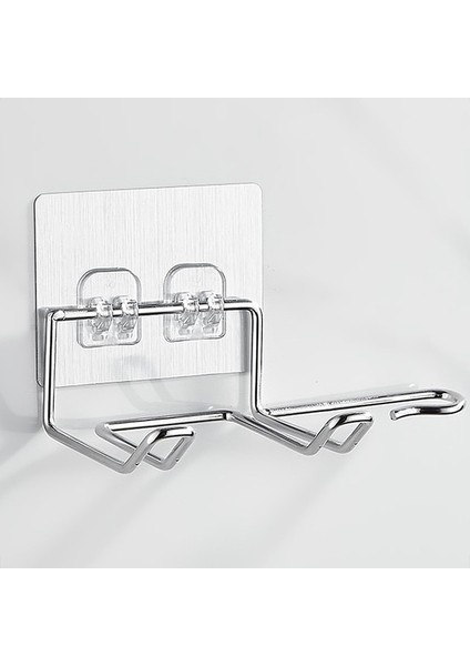 Gümüş Tarzı Duvara Monte Saç Kurutma Makinesi Tutucu Paslanmaz Çelik Saç Kurutma Makinesi Rafı Saç Kurutma Makinesi Rafı Depolama Rafı Saç Şekillendirici Alet Düzenleyici Banyo (Yurt Dışından)