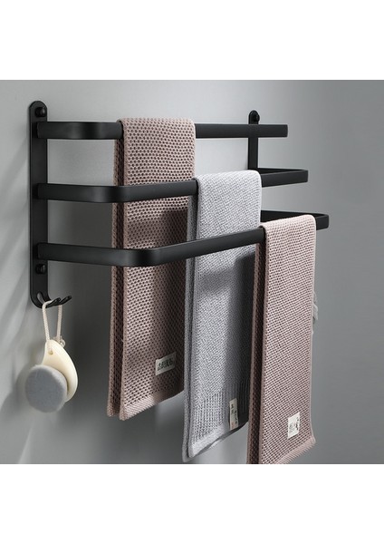 Siyah Tek 40CM Tarzı Shbshaımy Uzay Alüminyum Havlu Askısı Duvara Monte Havlu Askısı Banyo Moda Beyaz Havlu Bar Rayı Mat Beyaz Havlu Tutucu (Yurt Dışından) modelleri
