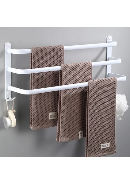 Siyah Tek 40CM Tarzı Shbshaımy Uzay Alüminyum Havlu Askısı Duvara Monte Havlu Askısı Banyo Moda Beyaz Havlu Bar Rayı Mat Beyaz Havlu Tutucu (Yurt Dışından) fırsatları