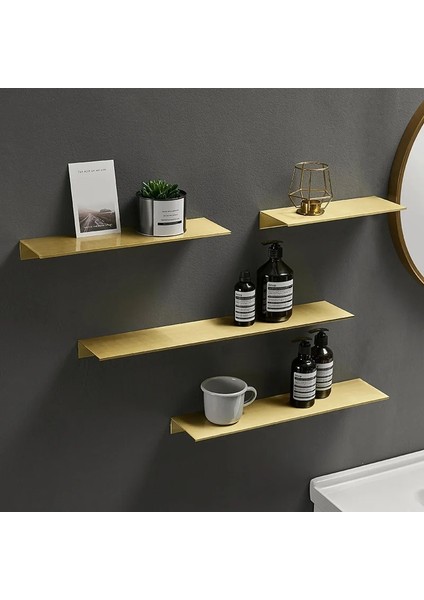 Siyah 40CM Tarzı cm Modern Fırçalanmış Altın Siyah Beyaz Banyo Depolama Rafı Banyo Rafları Mutfak Duvar Raf Ev Aksesuarları (Yurt Dışından) fiyatları