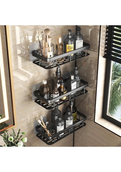 Tip 2 Gümüş Tarzı Ücretsiz Yumruk Banyo Rafları Duş Depolama Rafı Duvar Mutfak Rafı Depolama Organizatör Dolapları Mutfak Banyo Aksesuarları (Yurt Dışından) fiyatları