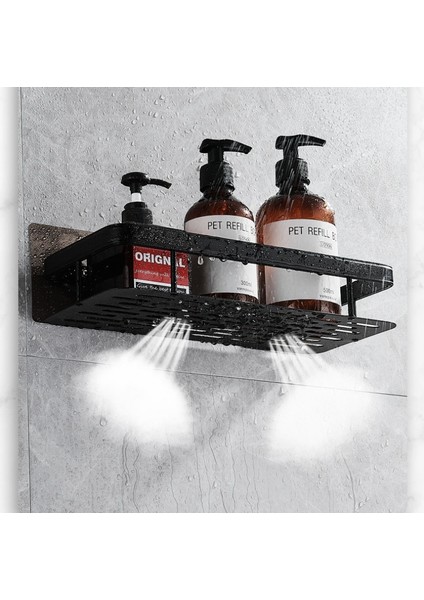 Tip 2 Gümüş Tarzı Ücretsiz Yumruk Banyo Rafları Duş Depolama Rafı Duvar Mutfak Rafı Depolama Organizatör Dolapları Mutfak Banyo Aksesuarları (Yurt Dışından) indirimleri