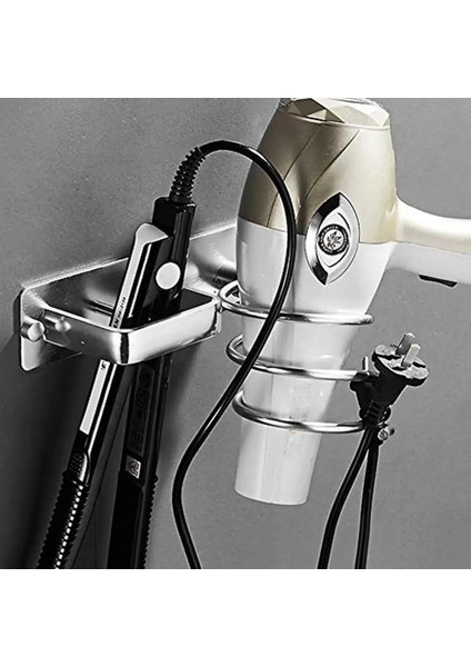 10KG Yük Taşıma Stili Saç Kurutma Makinesi Tutucu Saç Kurutma Makinesi Rafı Banyo Rafları Standı Spiral Duvara Monte Saç Kurutma Makinesi Depolama Organizatör Askı Banyo Kaynağı (Yurt Dışından)