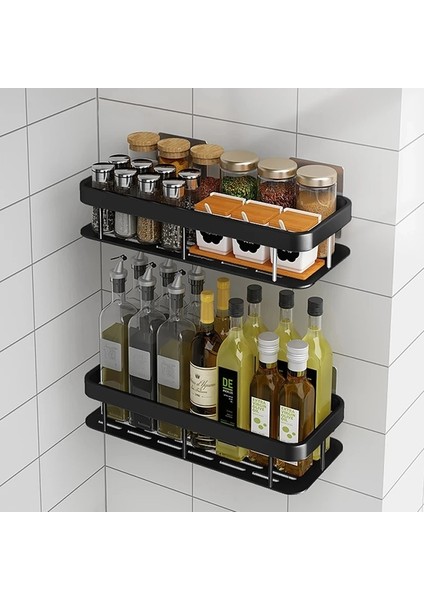 1 Adet Kalınlaşmak Gümüş Tarzı Banyo Rafı Paslanmaz Çelik Duş Rafı Köşe Rafı Banyo Duş Rafı Blacknickel Depolama Organizatör Rafı Montajı Kolay (Yurt Dışından)