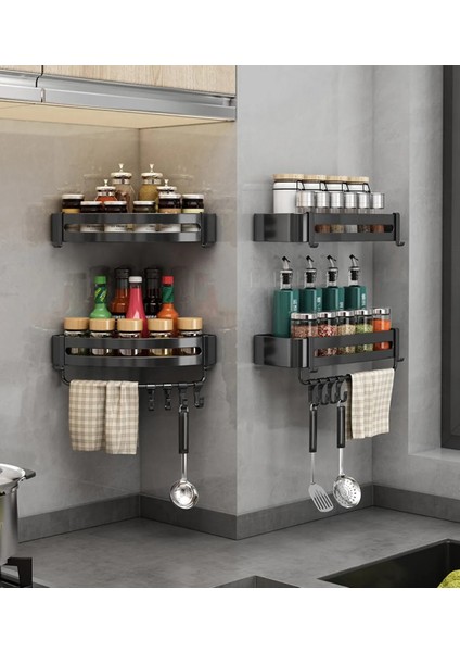 Dikdörtgen - Siyah Stil Banyo Tuvalet Depolama Ücretsiz Delme Tuvalet Tuvalet Rafı Lavabo Üçgen Sepet Depolama Banyo Duvara Monte (Yurt Dışından) modelleri