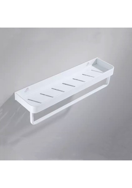 B-30 cm Stili Banyo Rafı Beyaz Alüminyum Emtia Organizatör Rafları Mutfak Depolama Rafı Duş Şampuan Tutucu Havlu Asılı Bar (Yurt Dışından) indirimleri