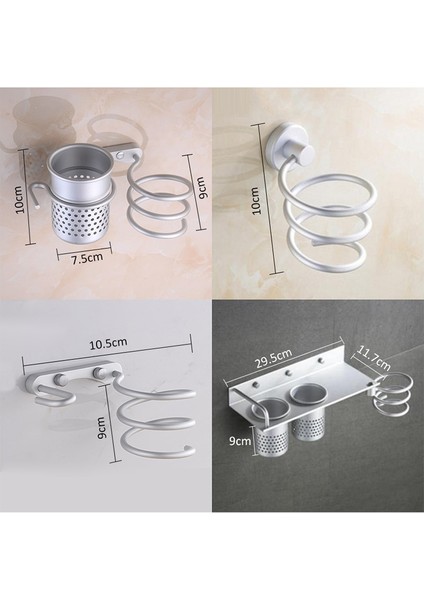 Bir Stil Çok Fonksiyonlu Banyo Saç Kurutma Makinesi Tutucu Duvara Monte Raf Uzay Alüminyum Raf Depolama Organizatör Saç Kurutma Makinesi Tutucu F1009 (Yurt Dışından) fırsatları