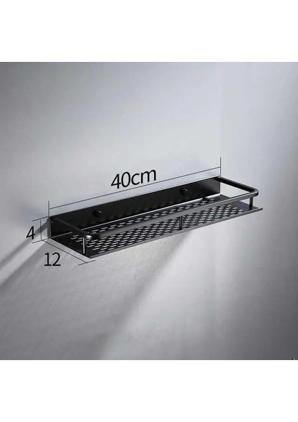 40CM Tarzı Banyo Raf Rafları Şampuan Duş Depolama Rafı Mutfak Tutucu Tuvalet Mutfak Düzenleyici Banyo Aksesuarları Seti (Yurt Dışından)