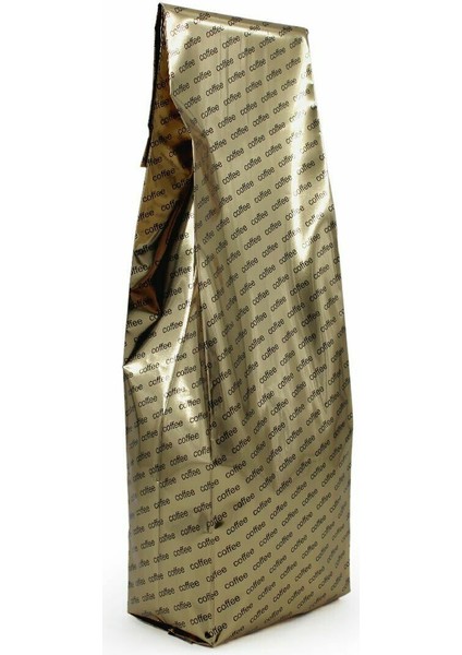 Gold Coffee Baskılı Yan Körüklü Torba 8 x 23+2 cm 250 gr 5 kg