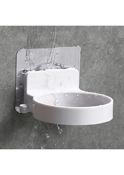 Açık Gri Tarzı 1 Adet Saç Kurutma Makinesi Tutucu Raf Yüksek Li Dayanıklı Duvara Monte Banyo Saç Kurutma Makinesi Organizatör Depolama Raf Banyo Aksesuarları (Yurt Dışından)