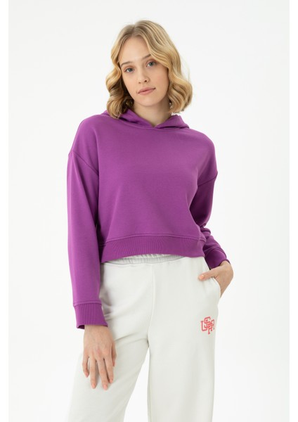Kadın Mor Sweatshirt 50271652-VR203 fırsatları