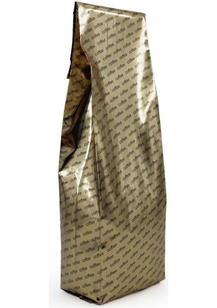 Gold Coffee Baskılı Yan Körüklü Torba 9 x 40+3 cm 1000 gr 1 kg