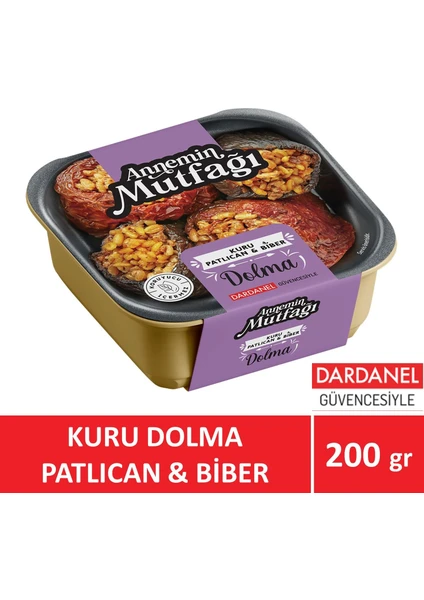 Annemin Mutfağı Hazır Yemek Kuru Dolma Patlıcan,biber 200 gr