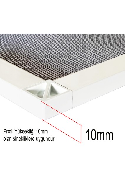 Alet Çantam Pvc Pimapen Pencere Sineklik Montaj Aparatı 5 Takım Set +vida (10x20 Profillere Uygundur)