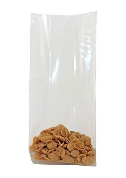Şeffaf Yan Körüklü Torba 9 x 28+3 cm 500 gr 5 kg
