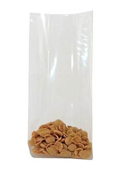 Şeffaf Yan Körüklü Torba 6 x 20+2,5 cm 200 gr 5 kg