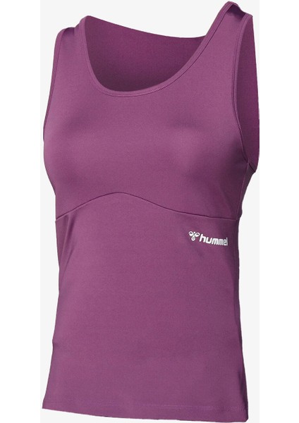 Hmlt-Mt Active Top Kadın Mor T-Shirt 911761-3607