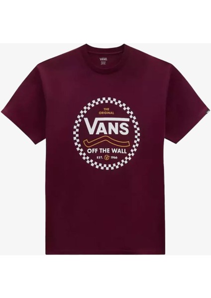 Round Off  Erkek Bordo T-Shirt VN000FJSBRG1