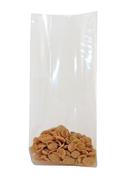 Şeffaf Yan Körüklü Torba 10 x 35+3,5 cm 1000 gr 1 kg