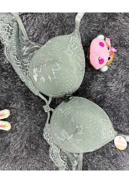 Push-Up Dantelli Önü Taşlı Aksesuar Detaylı Günlük/fantezi Sütyen modelleri