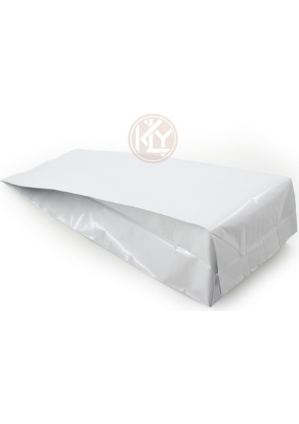 Beyaz Mat Alümi̇nyum Yan Körüklü Torba 10 x 34+3 cm 500 gr 100 Adet fiyatları