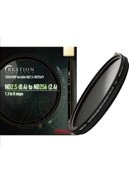 82MM Creation Variable ND2.5-ND256/V Filtre