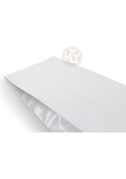 Beyaz Mat Alümi̇nyum Yan Körüklü Torba 7,5 x 20+2 cm 100 gr 100 Adet modelleri
