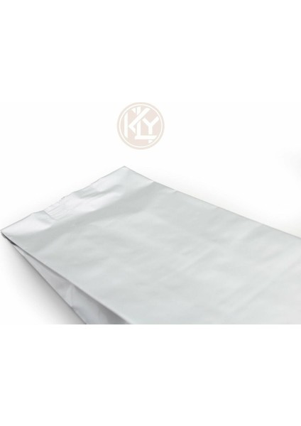 Gümüş Alümi̇nyum Yan Körüklü Torba 13 x 40+4 cm 1000 gr 100 Adet modelleri