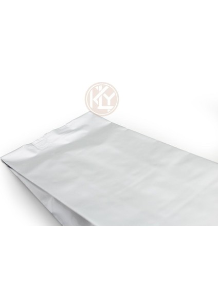 Gümüş Alümi̇nyum Yan Körüklü Torba 10 x 25+3 cm 250 gr 100 Adet modelleri