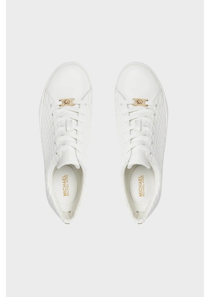 Logolu Deri Sneaker Ayakkabı 43R4KTFS1L085 Kadın Ayakkabı 43R4KTFS1L 085