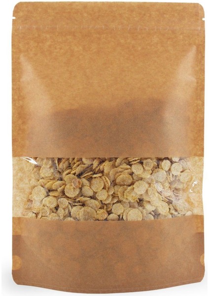Kraft Dar Pencereli̇ Ki̇li̇tli̇ Doypack 20 x 30+5 cm 1000 gr 1000 Adet
