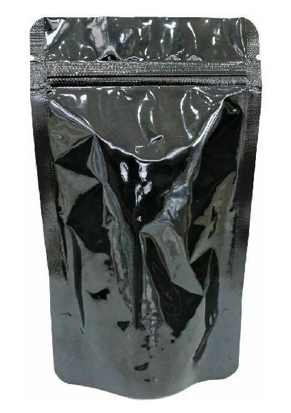 Siyah Parlak Alüminyum Kilitli Doypack 20X30+5 cm 1000 gr 100 Adet fiyatları