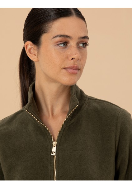 Kadın Kahverengi Regular Fit Polar Sweatshirt 50277724-VR238 fiyatları
