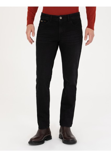 Pierre Cardin Erkek Siyah Straight Fit Jean Pantolon 50278198-VR046