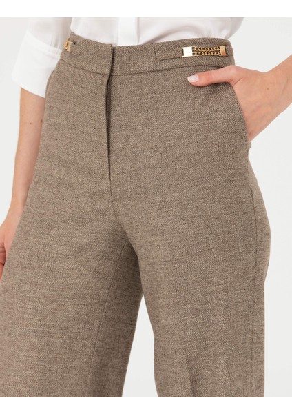 Kadın Camel Kumaş Pantolon 50273074-VR015 indirimleri