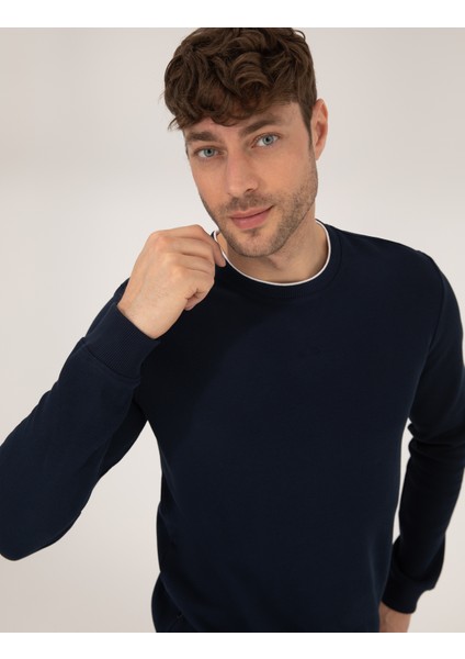 Erkek Lacivert Sweatshirt 50270660-VR033