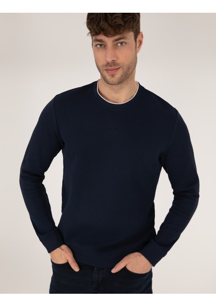 Erkek Lacivert Sweatshirt 50270660-VR033 modelleri