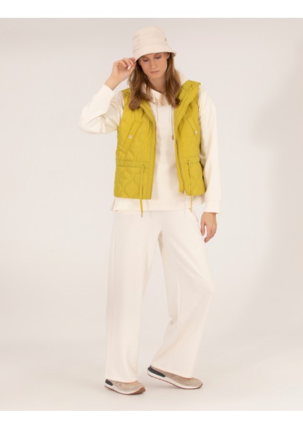 Kadın Yeşil Crop Top Yelek 50263126-VR235 fırsatları