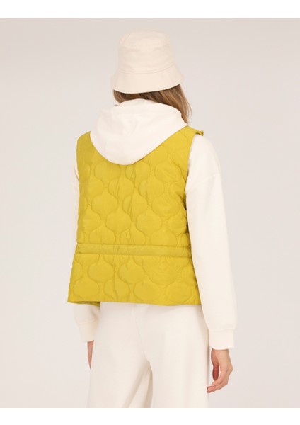 Kadın Yeşil Crop Top Yelek 50263126-VR235 indirimleri