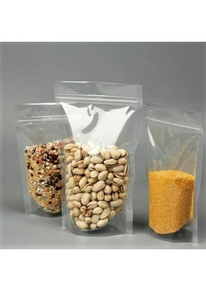 Şeffaf Ki̇li̇tli̇ Doypack 13X22+4 cm 250 gr 1000 Adet fiyatları