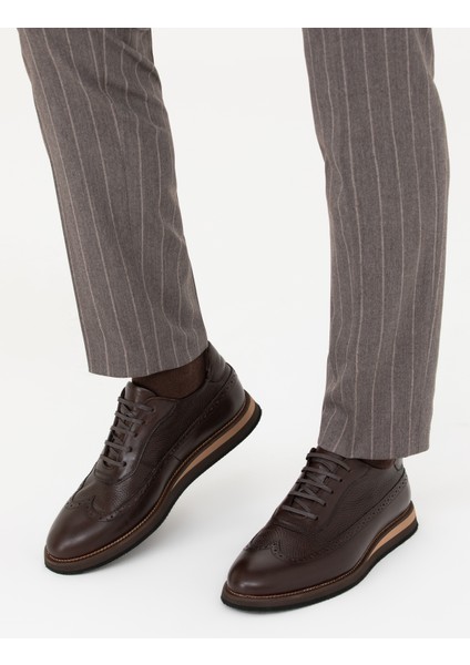 Erkek Kahverengi %100 Deri Casual Ayakkabı 50277432-VR029