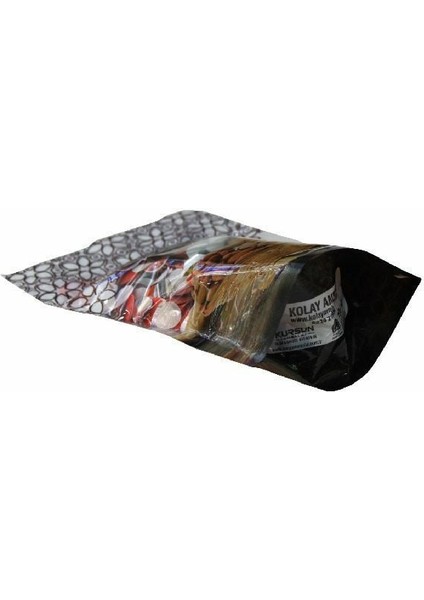 Kahverengi̇ Kuruyemi̇ş Desenli̇ Doypack 13 x 20+4 cm 250 gr 100 Adet modelleri