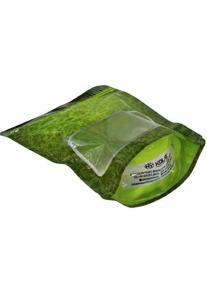 Yeşil Zemin Pencereli Doypack 11X18+3 cm 100 gr 1000 Adet modelleri