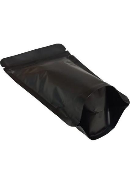 Mat Si̇yah Metali̇ze Ki̇li̇tli̇ Doypack 13X22,5+4 cm 250 gr 100 Adet fırsatları