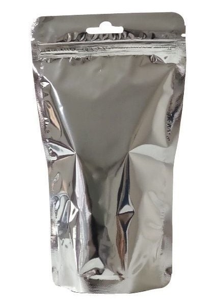 Yeşil Şeffaf Metalize Doypack 11X18+3,5 cm 100 gr 100 Adet