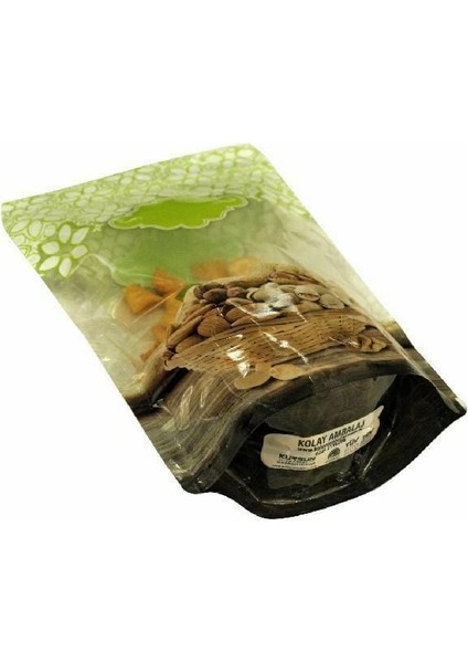 Yeşi̇l Kuruyemi̇ş Desenli̇ Doypack 20 x 30+5 cm 1000 gr 1000 Adet modelleri