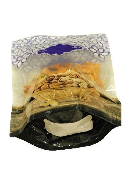 Mor Kuruyemi̇ş Desenli̇ Doypack 24 x 35+5,5 cm 2000 gr 1000 Adet