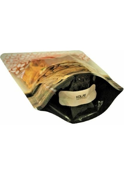 Kırmızı Kuruyemi̇ş Desenli̇ Doypack 17,5 x 25+4,5 cm 500 gr 100 Adet modelleri