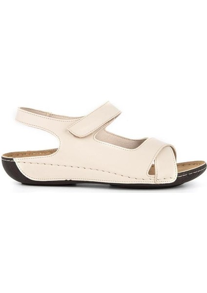 Flores 32240-002 Anatomik Taban Kadın Sandalet Bej 36-40